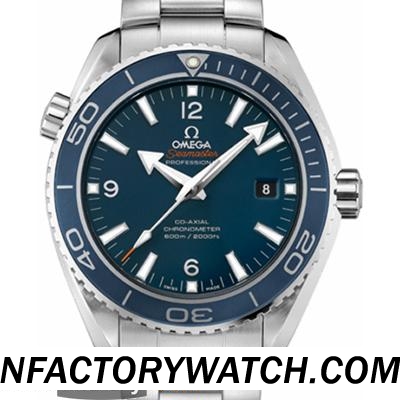 欧米茄Omega SEAMASTER 海马系列 PLANET OCEAN 海洋宇宙 232.90.46.21.03.001 蓝宝石水晶 单向旋转 蓝色陶瓷錶圈