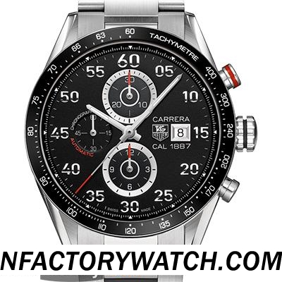 豪雅TAG HEUER CARRERA 卡萊拉系列 CAR2A11.BA0799 複刻的ETA7750 自動機械計時機芯