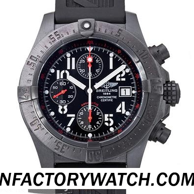 百年靈Breitling SKYLAND 陸空 AVENGER 複仇者 BLACKSTEEL 黑鋼 Limited Edition 限量版 M13380