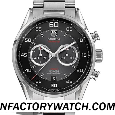 豪雅TAG HEUER CARRERA 卡萊拉系列 CAR2B10.BA0799 亞洲ETA-7750自動計時碼錶 藍寶石水晶 有雙AR