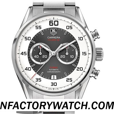 豪雅TAG HEUER CARRERA 卡萊拉系列 CAR2B11.BA0799 測速計錶圈鍍 藍寶石水晶 黑色錶盤與SS標志