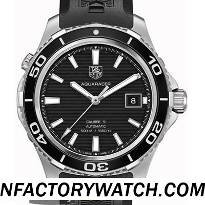 豪雅TAG HEUER AQUARACER 競潛 WAK2110.FT6027 316L精鋼 防劃藍寶石水晶 AR