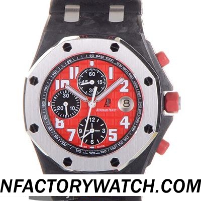 愛彼AP 皇家橡樹系列 Royal Oak Offshore 26190OS.OO.D003CU.01 316L不鏽鋼錶殼 防刮藍寶石水晶 牛皮錶帶