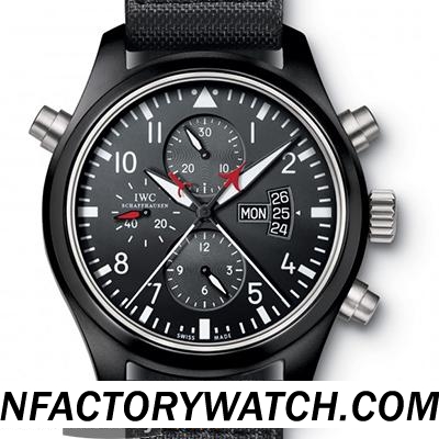 萬國IWC TOP GUN 飛行員 Pilot 壯志淩雲雙計時錶限量版 IW379901