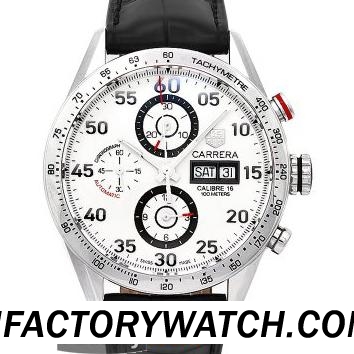 豪雅TAG HEUER CARRERA 卡萊拉系列 CV2A11.FC6235 316L精鋼 測速計錶圈 防劃傷藍寶石水晶