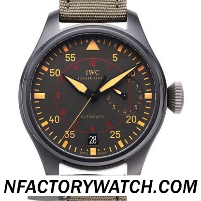 萬國IWC PILOT WATCH 大型飛行員 TOP GUN 海軍空戰部隊 IW501902 亞洲23J自動上鏈機芯 陶瓷錶殼 钛合金