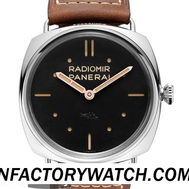 沛納海Panerai RADIOMIR S.L.C. 3 DAYS ACCIAIO PAM00425 Pam425 亞洲定制設計P3000機芯 精鋼錶圈