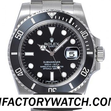 勞力士Rolex 潛航者 Submariner 116610LN 黑水鬼 V5 316F精鋼錶殼 藍寶石水晶 黑色/綠色錶盤 終極版