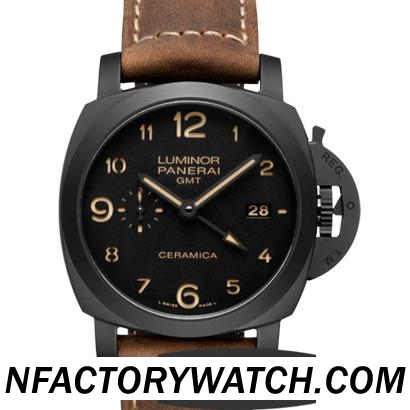 沛納海Panerai LUMINOR 1950 3 DAYS GMT AUTOMATIC CERAMICA PAM00441/PAM441 - V4 完美版