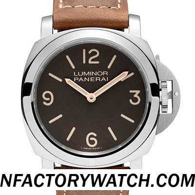 沛納海 Panerai Luminor PAM00390/PAM390 316F高檔不鏽鋼拋光錶殼 無色防反射塗層的藍寶石水晶 