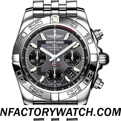 百年靈Breitling 機械計時41腕錶 （CHRONOMAT 41）系列AB014012-F554(Pilot飛行員精鋼錶鏈)腕錶